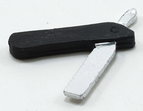 Dollhouse Miniature Straight Razor